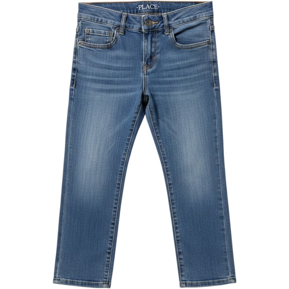 The Childrens Place Boys Straight Leg Jeans Medium Wash Size 8 NWT 3019822